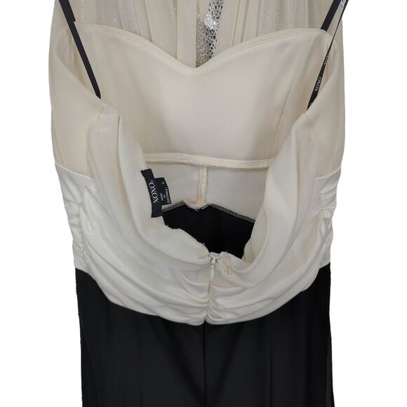 EUC XOXO Dress Cream Womens L Light stain on Breast Plate - Picture 5 of 8